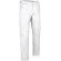 Pantalón laboral de corte clásico para hombre Valento blanco