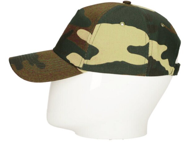 Gorra camuflaje JUNGLE Valento detalle 3