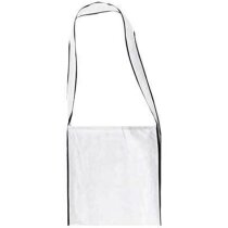 Bolsa bandolera con asa larga Valento blanca