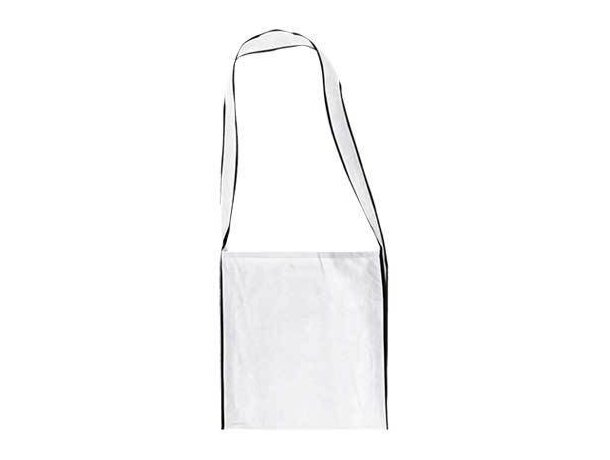 Bolsa bandolera con asa larga Valento blanca