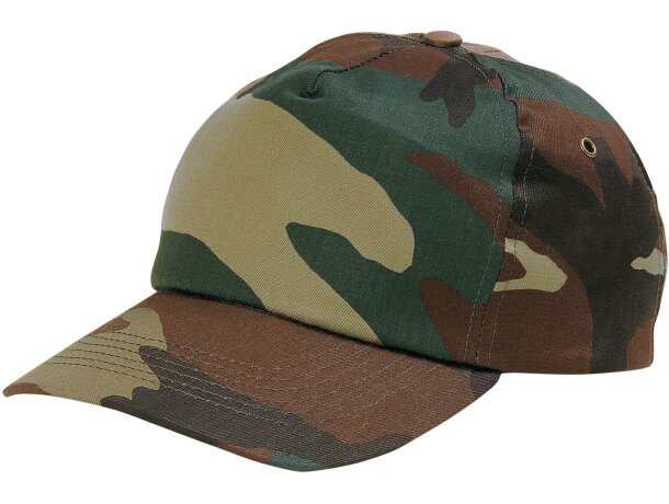 Gorra camuflaje jungle valento publicitaria detalle 5