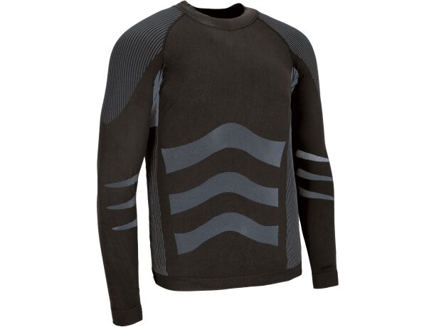 Camiseta térmica elástica Sideros con tecnología seamless detalle 5