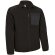 Forro polar unisex poliéster con tres bolsillos 300 g/m2 Negro