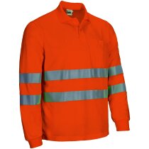 Polo alta visibilidad Buckland manga larga amarillo