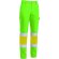 Pantalón térmico alta visibilidad Starlife con forro polar Amarillo flúor/verde manzana