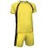 Conjunto de fútbol camiseta mas pantalón colores surtidos Valento amarillo alta visibilidad