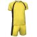 conjunto de fútbol camiseta mas pantalón colores surtidos Valento amarillo alta visibilidad