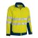 Chaqueta reflectante poliéster-elastano tejido bi-elástico cortavientos Amarillo limon