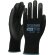 Guantes Davos con recubrimiento de poliuretano transpirable Negro