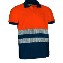 Polo alta visibilidad Thurso manga corta bicolor