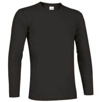Camiseta manga larga unisex ajustada 190 gr Valento blanca Camiseta manga larga unisex ajustada 190 gr Valento blanca