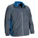 Chaqueta polar Thunder bicolor de doble capa para trabajo Gris cemento/azul royal