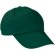 Gorras bicolor de 100% algodón 180 g/m2 Promotion Verde botella