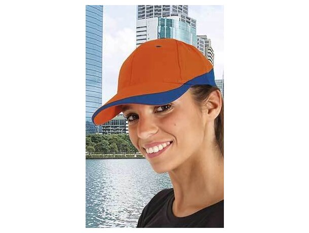 Gorra llamativa de colores combinados Valento original