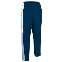 Pantalón de deporte con lateral rayado Valento azul personalizado