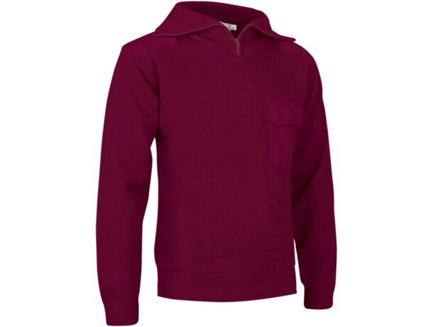 Jersey térmico Driver acrílico reforzado cuello alto cremallera detalle 5