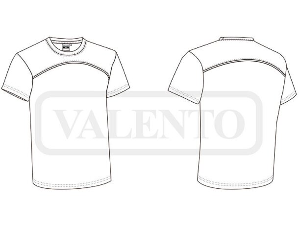 Camiseta técnica Maurice Valento detalle 1