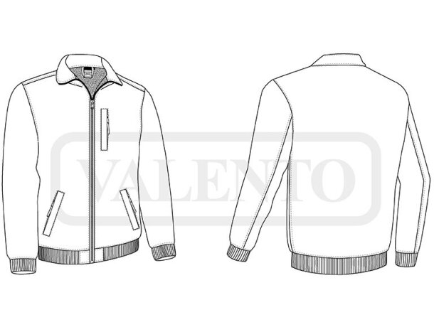 Chaqueta softshell Epsilon tres capas hidro-repelente detalle 1