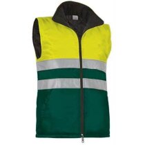 Chaleco de seguridad acolchado bicolor Valento personalizado