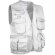 Chaleco multibolsillo SAFARI Valento personalizado blanco