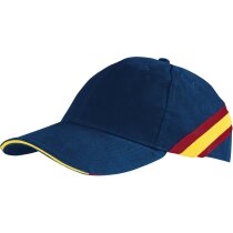 Gorra motivos bandera de España Valento personalizada azul