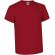 Camiseta manga corta con logo algodón ring spun 190 g/m2