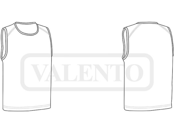 Camiseta técnica sin mangas Speedy poliéster transpirable detalle 1