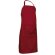 delantal con amplio bolsillo central Valento rojo