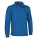 Sudadera de felpa con cuello de polo Valento personalizada azul royal