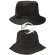 Gorro reversible de poliester acabado interior polar Valento personalizado negro