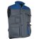 Chaleco multibolsillo bicolor con forro interior Valento personalizado gris