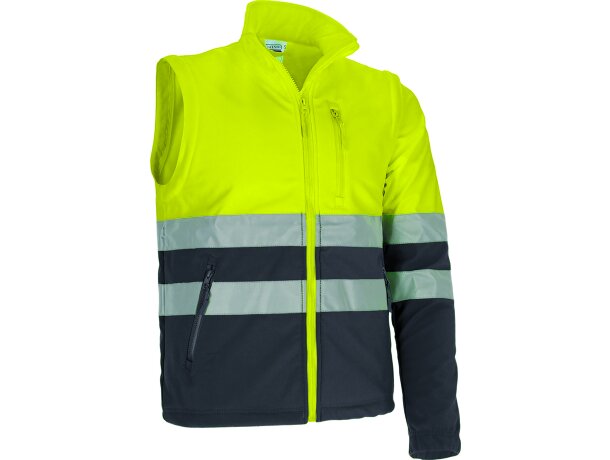 Chaqueta desmontable de alta visibilidad Brampton softshell detalle 5