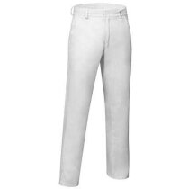 Pantalón de sarga para hombre Valento blanco personalizado