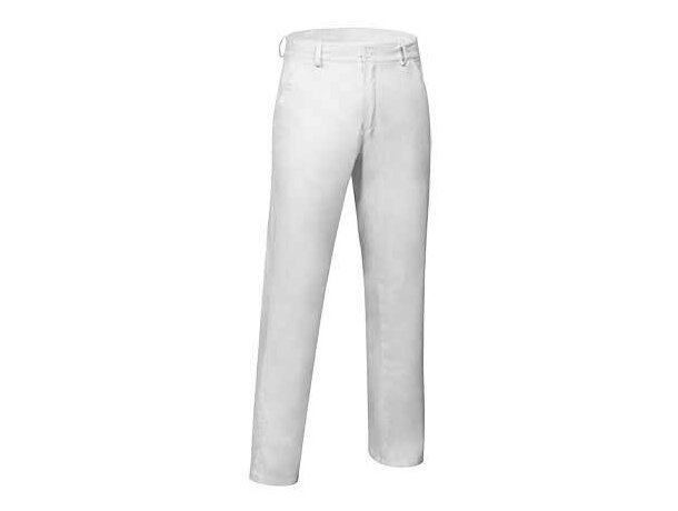 Pantalón de sarga para hombre Valento blanco personalizado