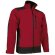 Chaqueta de soft shell sencilla Valento personalizada roja