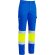 Pantalón térmico alta visibilidad Starlife con forro polar Amarillo fluor/azul royal