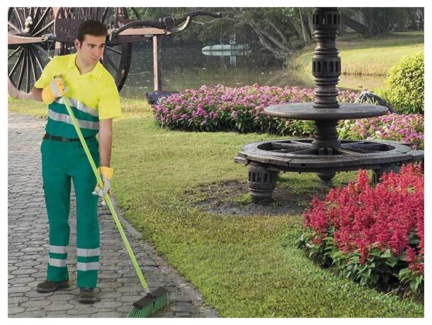 Pantalón de poliester multibolsillos con reflectantes Valento
