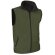 Chaleco de cuello alto multicapa Valento khaki