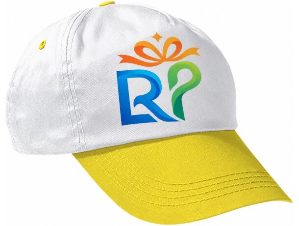 Gorras bicolor de 100% algodón 180 g/m2 Promotion detalle 6