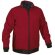 Chaqueta técnica ligera de soft shell Valento personalizada roja