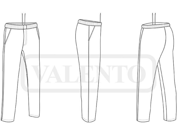 Pantalón de cocina Sirloin sarga mezcla para hostelería detalle 1