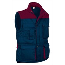 Chaleco Thunder acolchado azul para merchandising