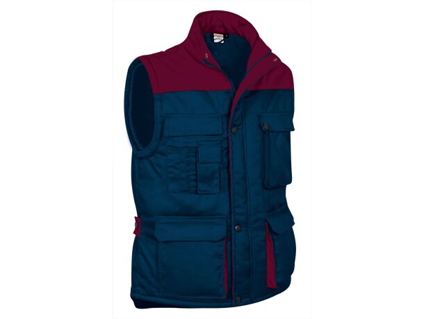 Chaleco trabajo Thunder acolchado con 9 bolsillos funcionales detalle 5