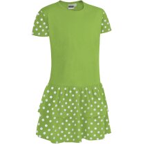 Vestido Sevillana niñas topos algodón poliéster