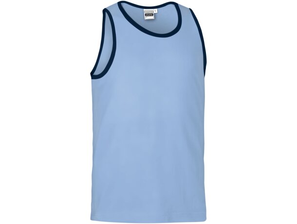 Camiseta tirantes Atletic con logo algodón ring spun 160 gsm detalle 5