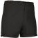 Pantalón deportivo corto de poliéster Valento personalizado negro