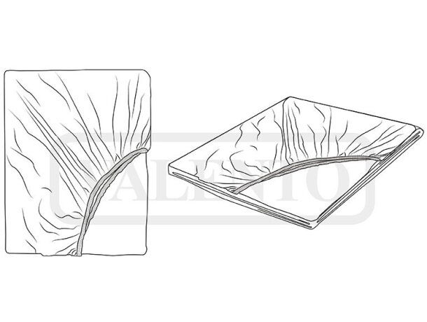 Sábana bajera Atlantic de algodón para hostelería detalle 1