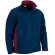 Chaqueta softshell Thunder con tres capas y bolsillos Azul marino orion/granate caoba