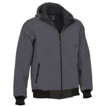 Chaqueta técnica con capucha de adulto Valento gris
