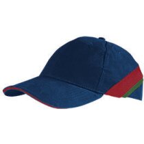 Gorra motivos bandera de España Valento azul personalizada Gorra motivos bandera de España Valento azul personalizada